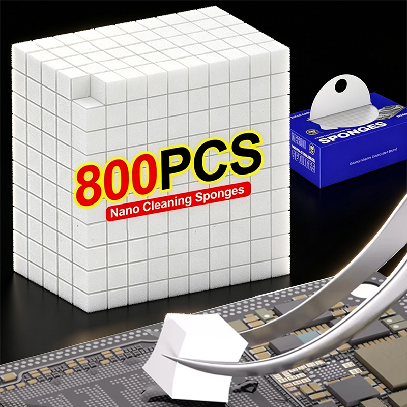 Eco Sponge - ฟองน้ำทำความสะอาดนาโน NC800 500/800 ชิ้น สำหรับทำความสะอาดหน้าจอ เมนบอร์ด