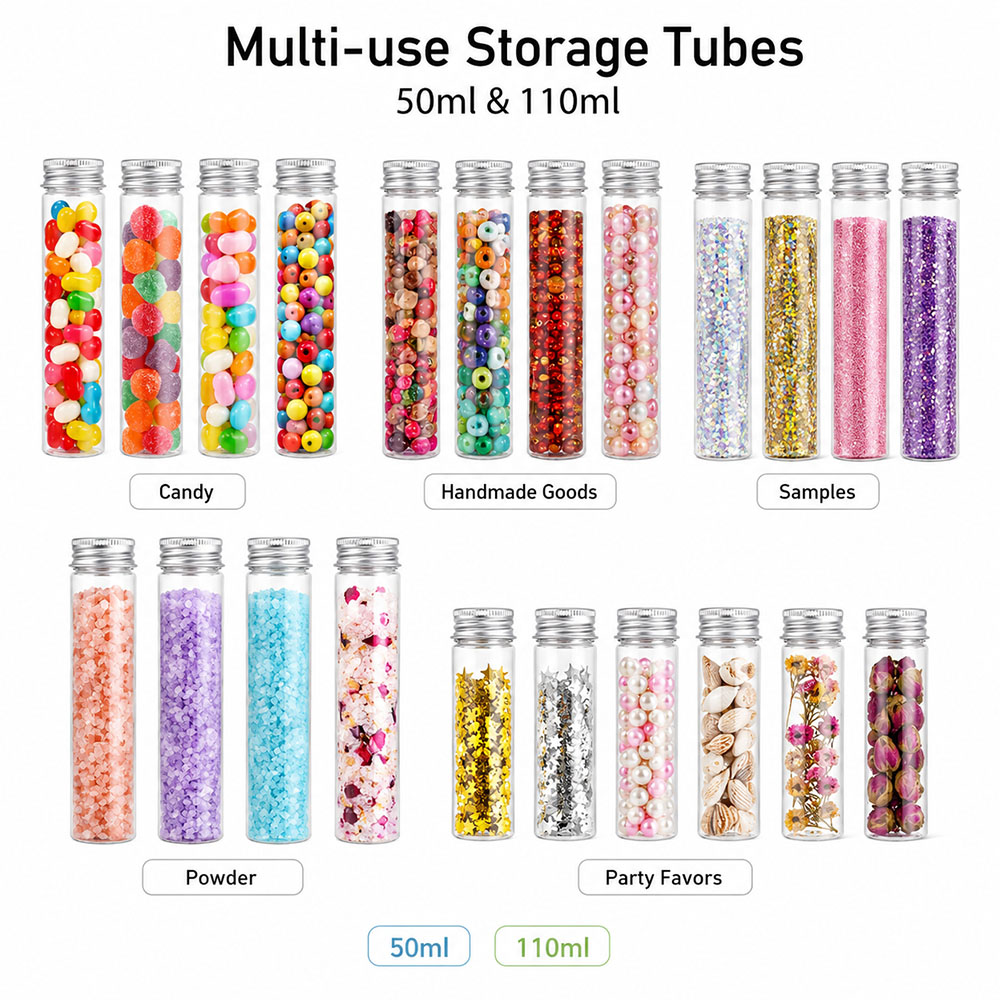 20 ชิ้น 50 มล./100 มล. หลอดใสแ - Reusable Bottle บทวิจารณ์และราคา