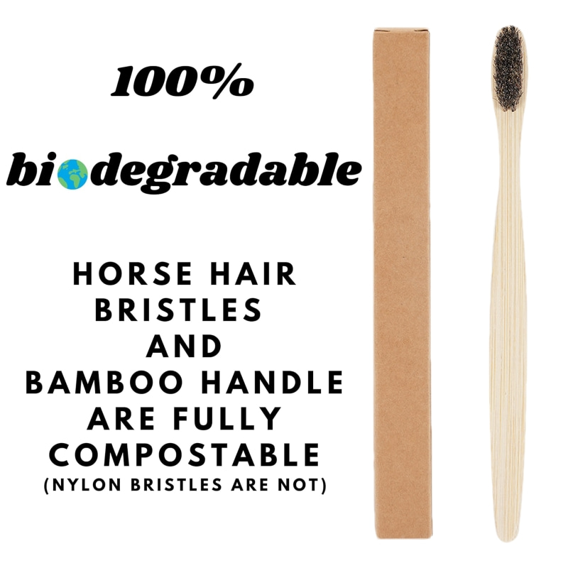แปรงสีฟันขนแปรงม้า 100 ชิ้น ด้ - Bamboo Toothbrush บทวิจารณ์และราคา
