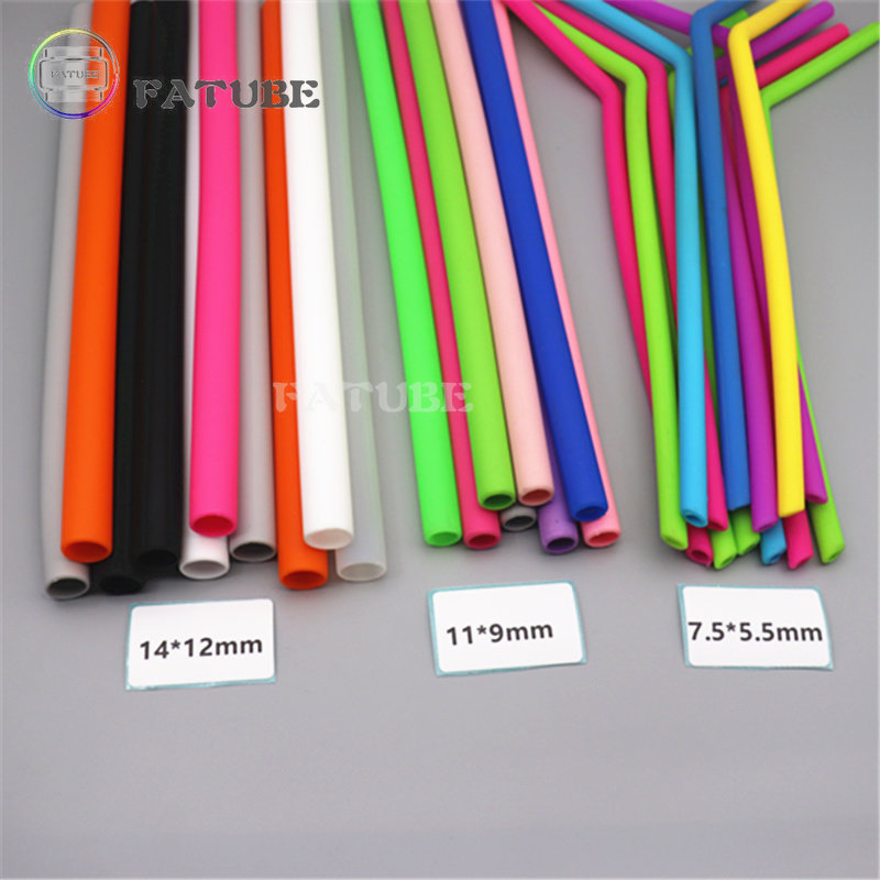 หลอดซิลิโคนแบบโค้งและแบบตรง 10 - Reusable Straw บทวิจารณ์และราคา