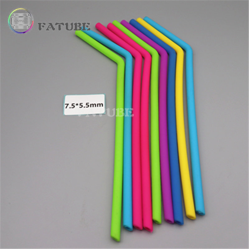 หลอดซิลิโคนแบบโค้งและแบบตรง 10 - Reusable Straw บทวิจารณ์และราคา