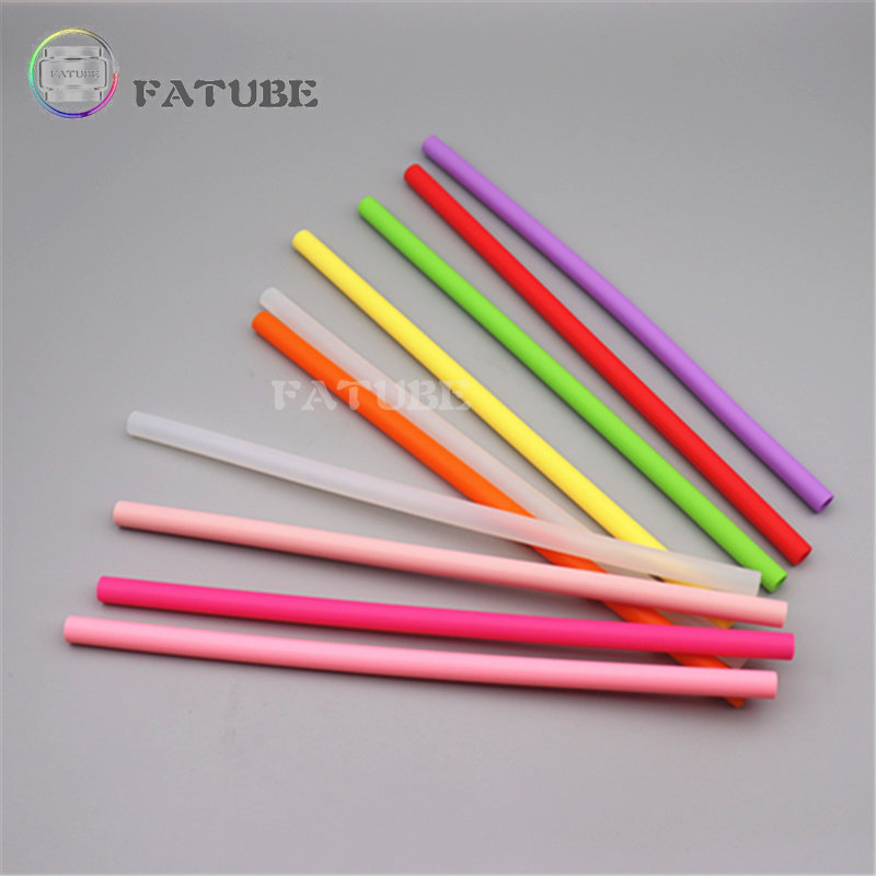 หลอดซิลิโคนแบบโค้งและแบบตรง 10 - Reusable Straw บทวิจารณ์และราคา