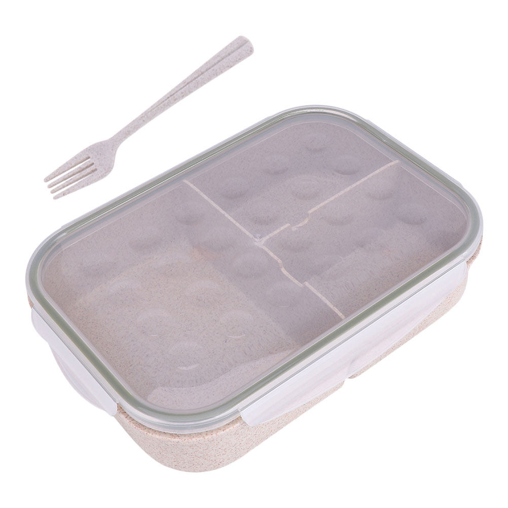 1 ชุด กล่องข้าวแบบแบ่งช่อง สไต - Reusable Straw บทวิจารณ์และราคา