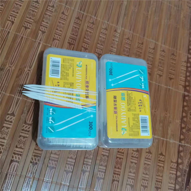 ไม้จิ้มฟันสองด้าน300ชิ้น/ถุงไม - Bamboo Toothbrush บทวิจารณ์และราคา