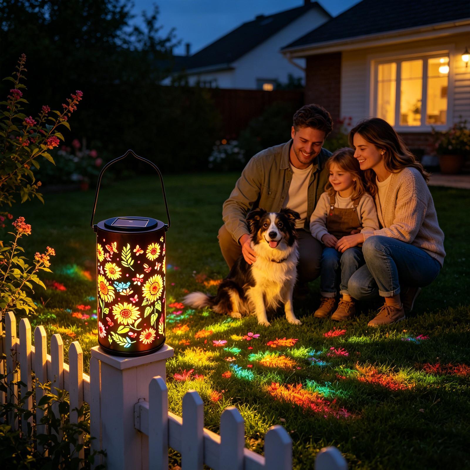 โคมไฟพลังงานแสงอาทิตย์รูปดอกทา - Solar Garden Light บทวิจารณ์และราคา
