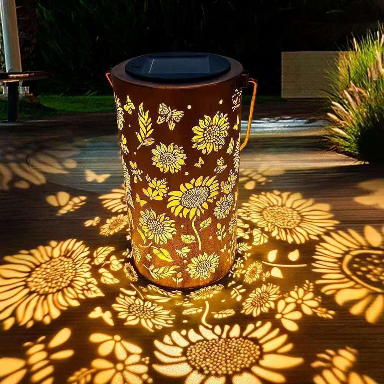 โคมไฟพลังงานแสงอาทิตย์รูปดอกทา - Solar Garden Light บทวิจารณ์และราคา
