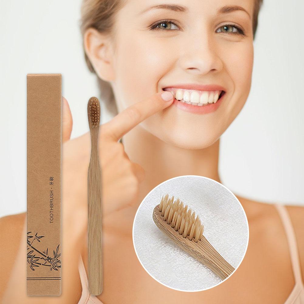 1/5/10 ชิ้น แปรงสีฟันสำหรับผู้ - Bamboo Toothbrush บทวิจารณ์และราคา