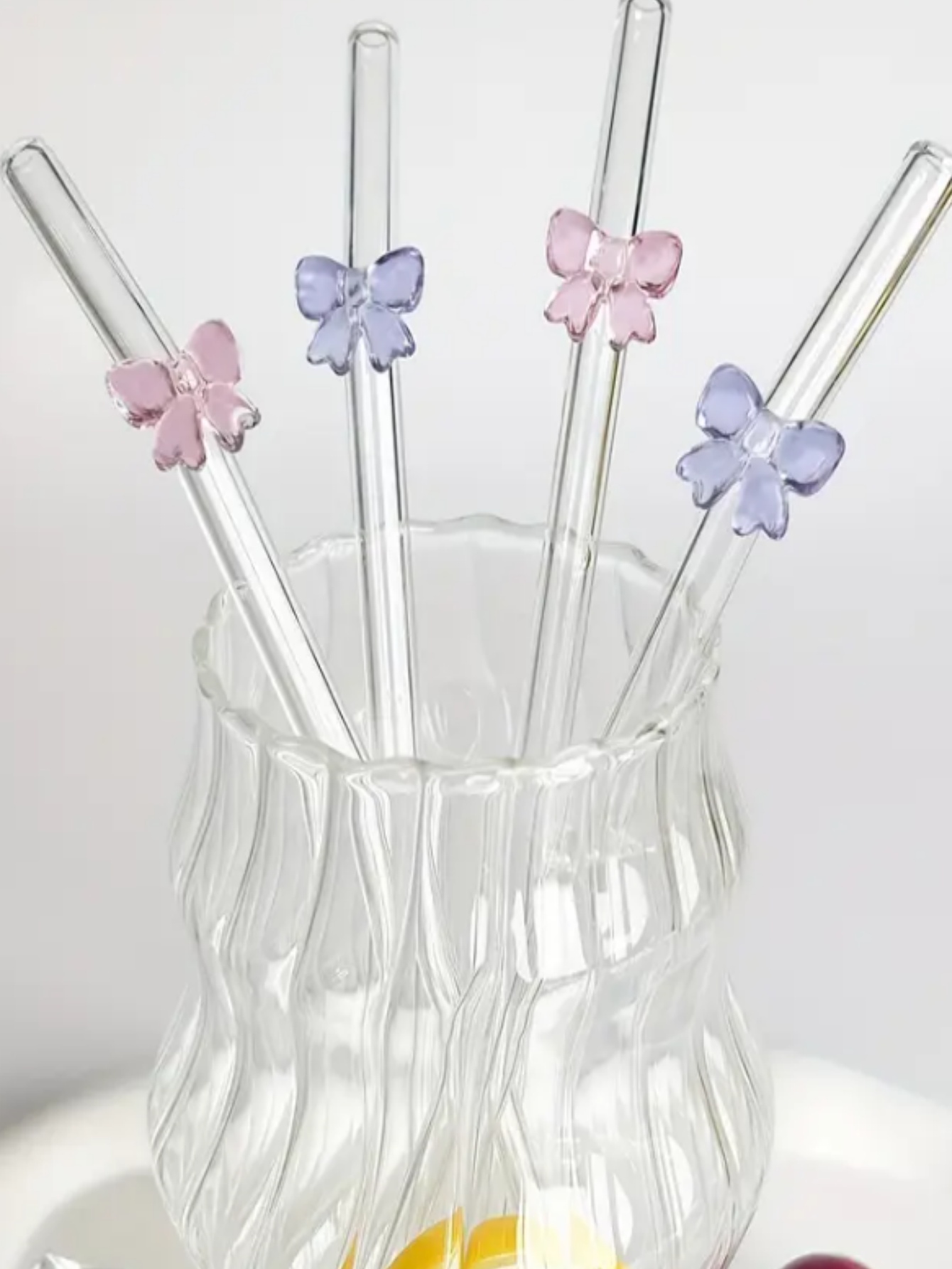 หลอดแก้วรูปผีเสื้อสุดหรู 2/6 ช - Reusable Straw บทวิจารณ์และราคา