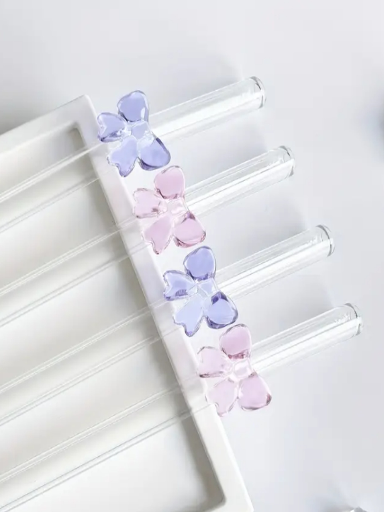 หลอดแก้วรูปผีเสื้อสุดหรู 2/6 ช - Reusable Straw บทวิจารณ์และราคา