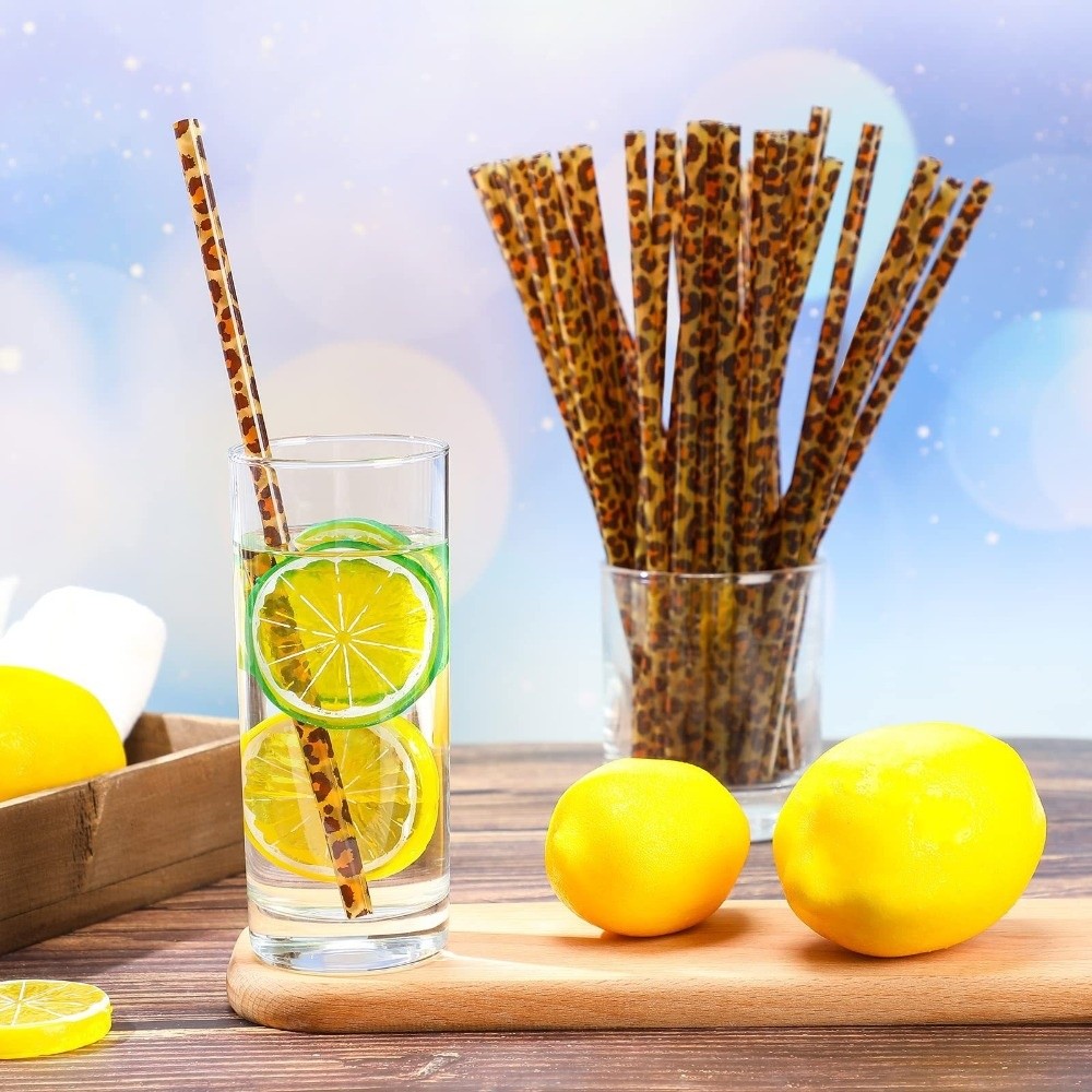 หลอดดูดน้ำลายเสือดาวสุดฮิต หลอ - Reusable Straw บทวิจารณ์และราคา