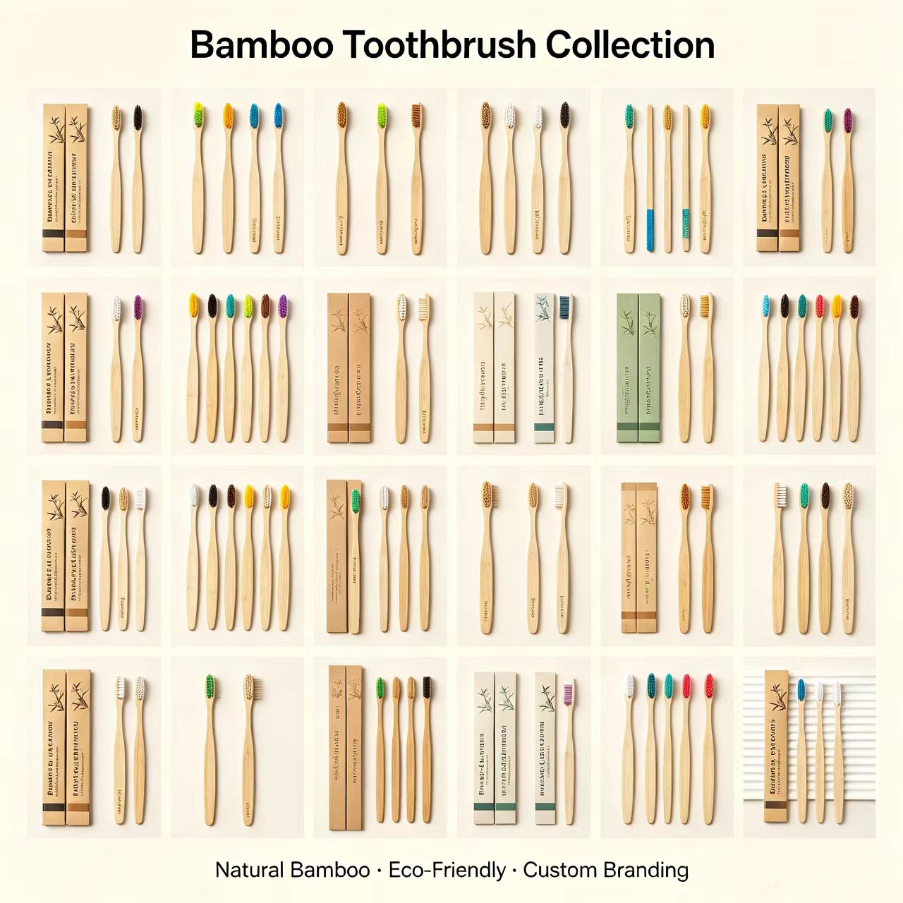แปรงสีฟันไม้ไผ่ 100 ชิ้น เป็นม - Bamboo Toothbrush บทวิจารณ์และราคา