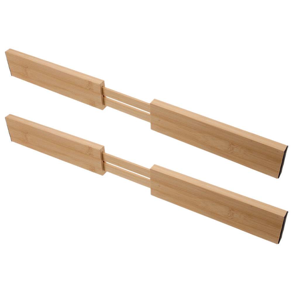 ตัวแบ่งลิ้นชักไม้ไผ่ 2 ชิ้น ปร - Bamboo Cutlery บทวิจารณ์และราคา