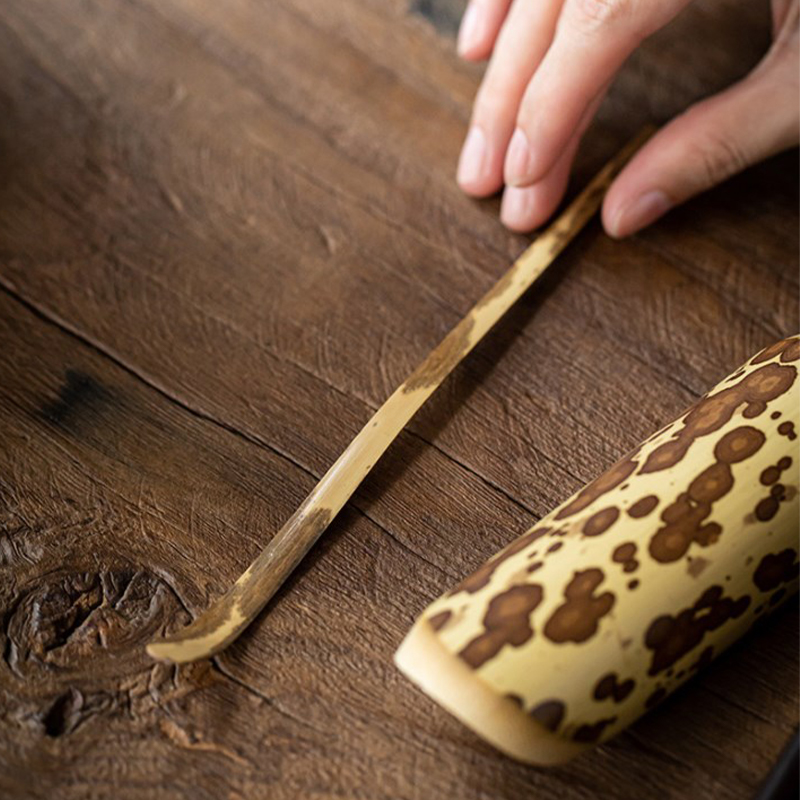 ชุดช้อนตักชาไม้ไผ่สีขาวเครื่อง - Bamboo Cutlery บทวิจารณ์และราคา