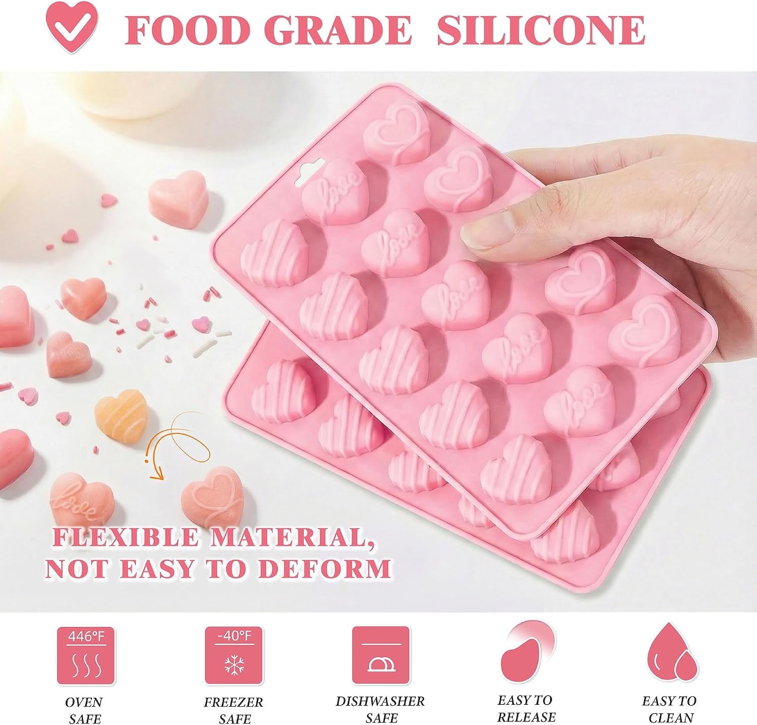 แม่พิมพ์ซิลิโคนรูปหัวใจ, แม่พิ - Eco Soap บทวิจารณ์และราคา