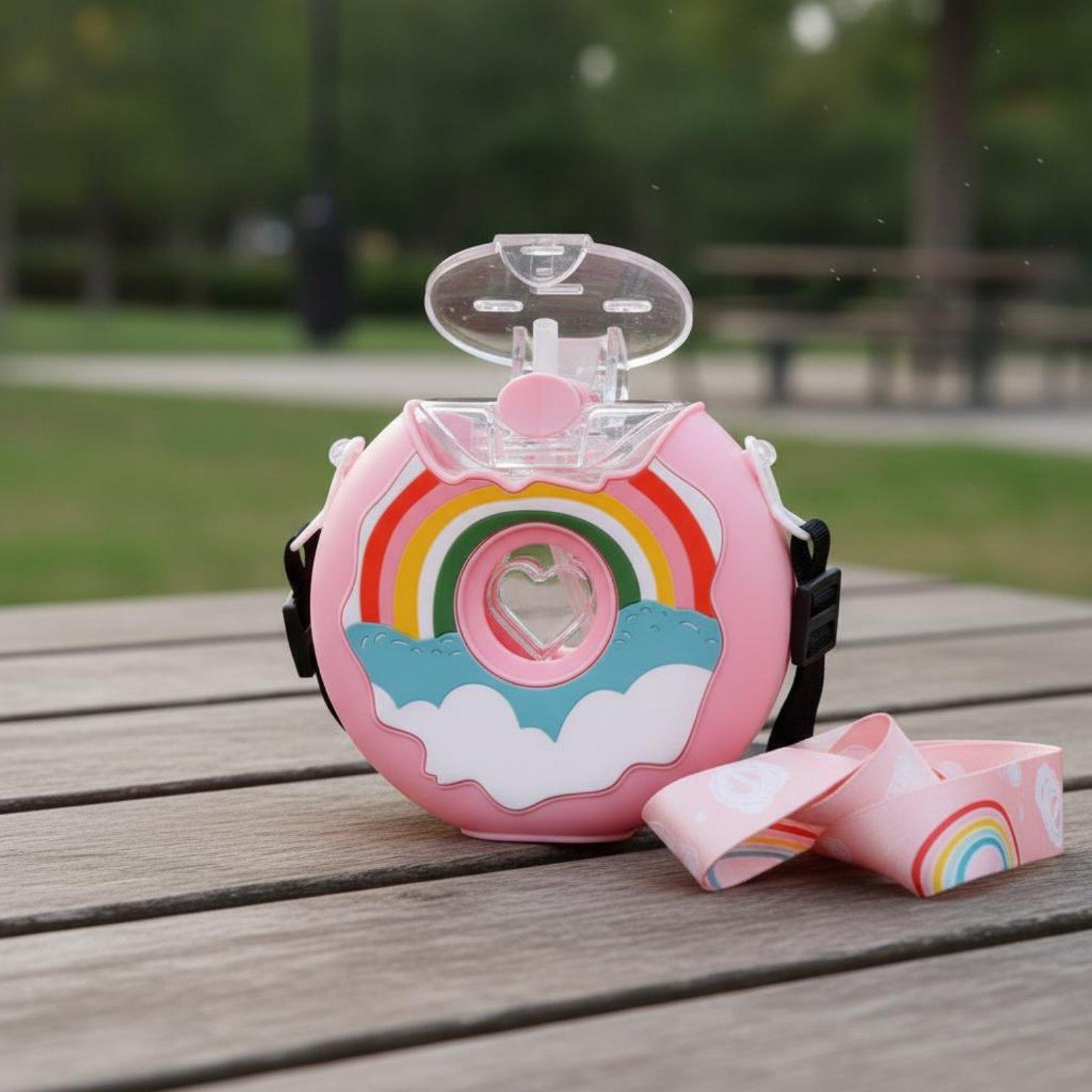 ขวดน้ำทรงโดนัทกันรั่ว ขวดน้ำสำ - Reusable Bottle บทวิจารณ์และราคา