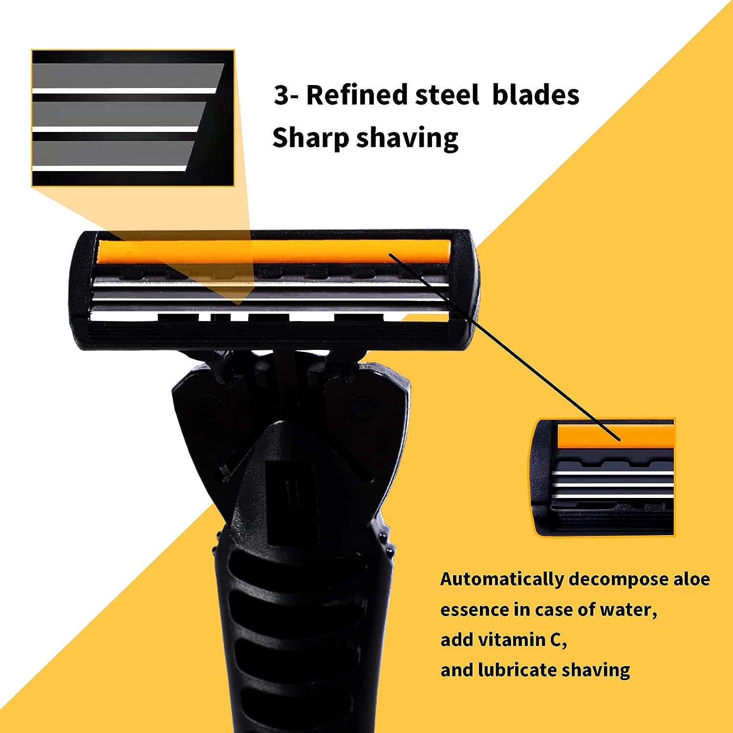 มีดโกนหนวดแบบใช้มือ สำหรับดูแล - Safety Razor Handle บทวิจารณ์และราคา