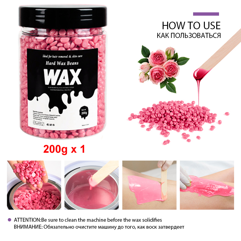 200g/400g Depilatory Wax ถั่วส - Beeswax Wrap บทวิจารณ์และราคา