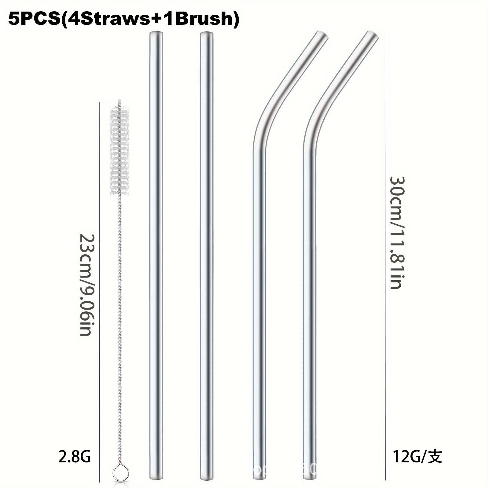หลอด 30 ซม. หลอดสแตนเลสแบบใช้ซ - Reusable Straw บทวิจารณ์และราคา