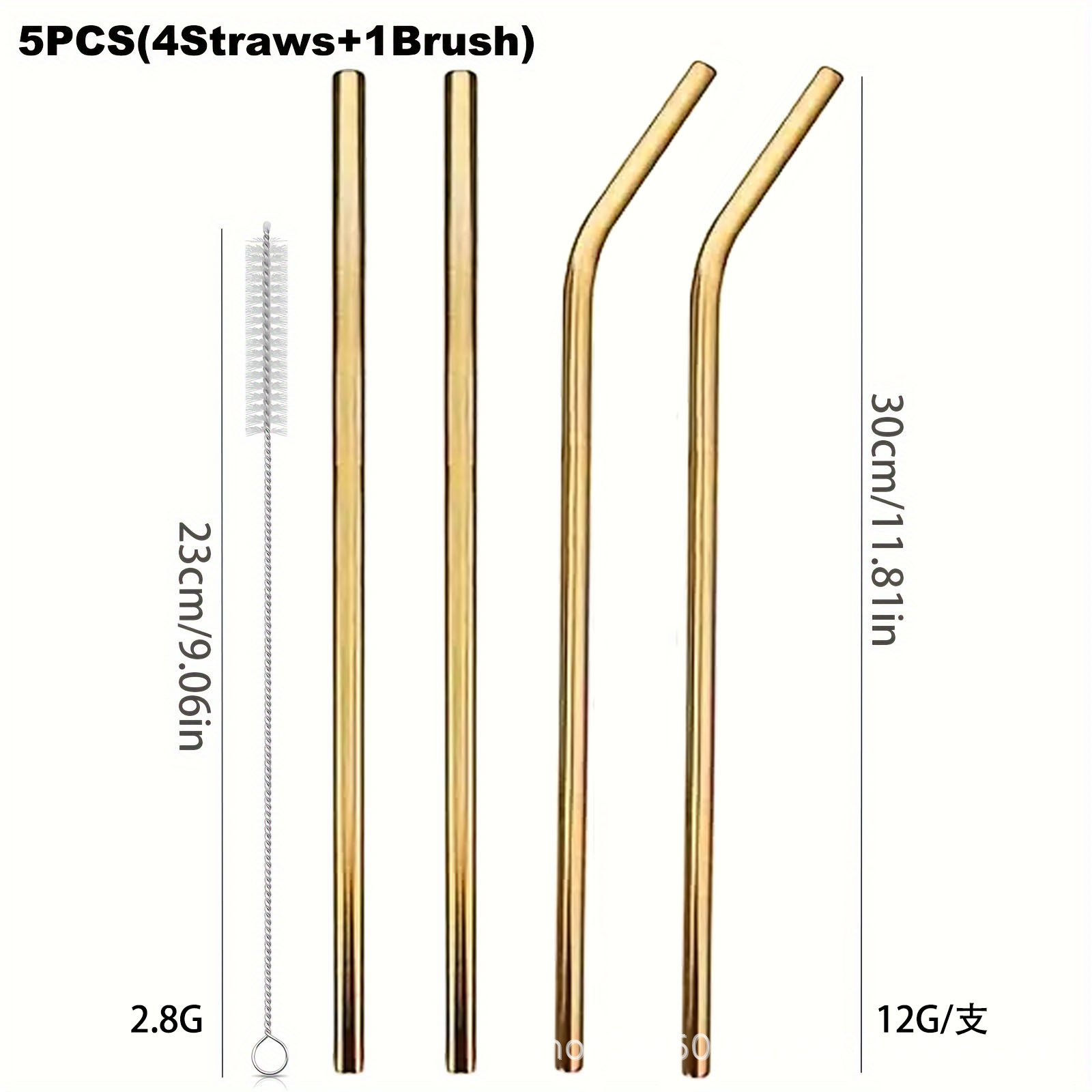 หลอด 30 ซม. หลอดสแตนเลสแบบใช้ซ - Reusable Straw บทวิจารณ์และราคา
