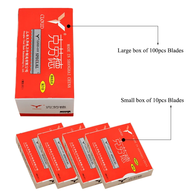 Meisha 50/100pcs ความปลอดภัยผม - Safety Razor Handle บทวิจารณ์และราคา