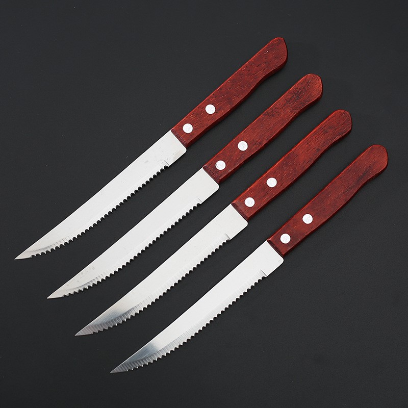 1-20 ชิ้นสแตนเลสสตีลมีดสเต็กไม - Bamboo Cutlery บทวิจารณ์และราคา