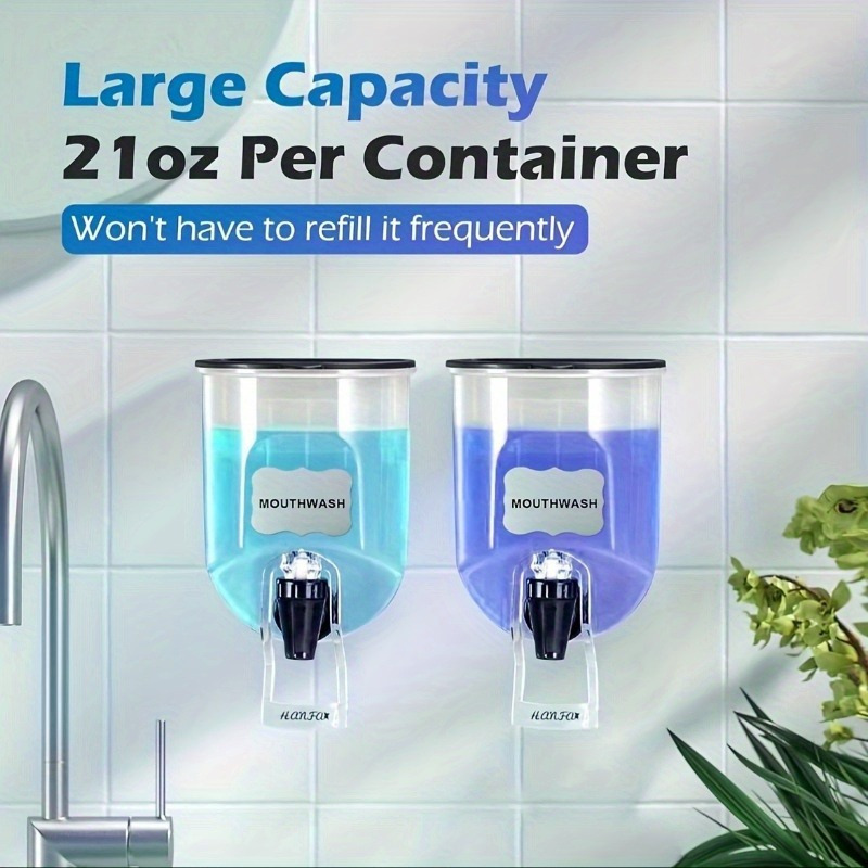 ขวดจ่ายน้ำยาบ้วนปาก 600 มล. 2  - Reusable Bottle บทวิจารณ์และราคา