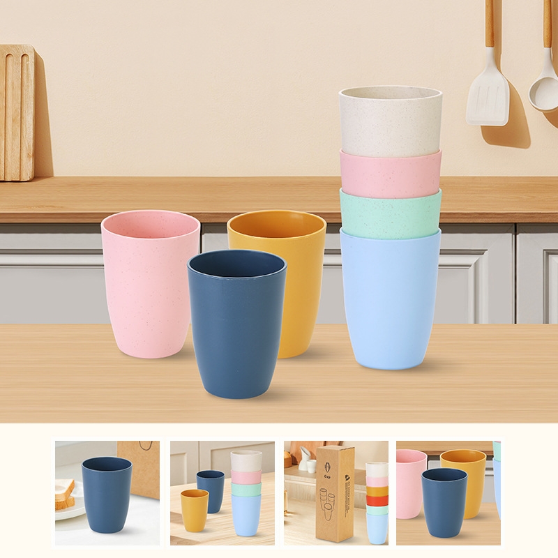 แก้วน้ำทำจากฟางข้าวสาลี 6 ชิ้น - Reusable Straw บทวิจารณ์และราคา