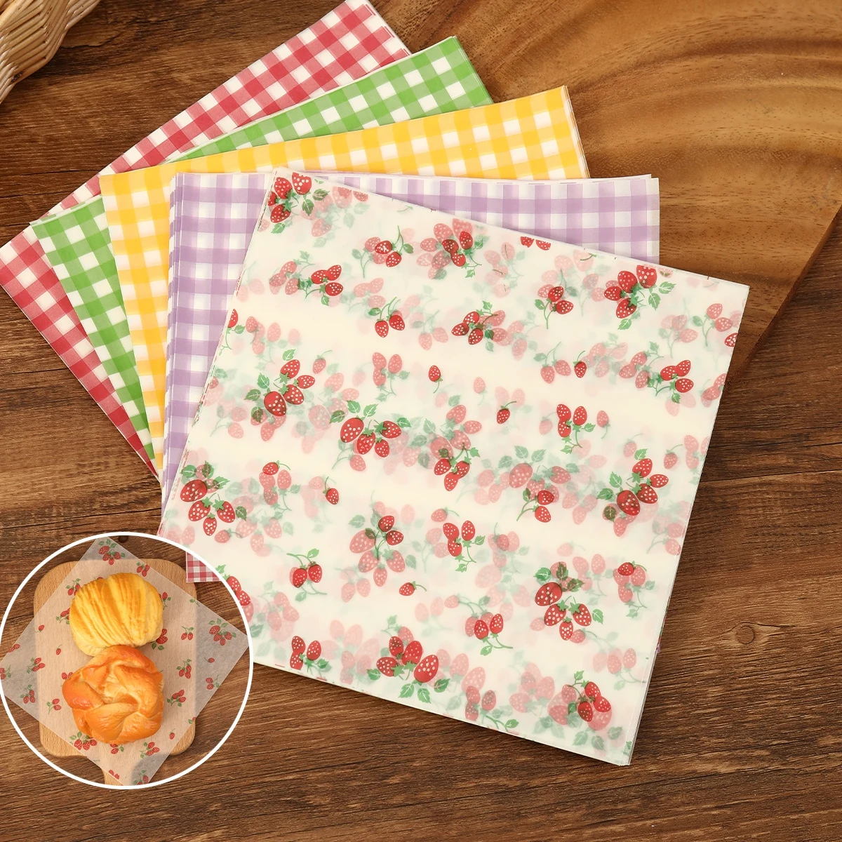 50 ชิ้น Oilproof กระดาษห่อสําห - Beeswax Wrap บทวิจารณ์และราคา