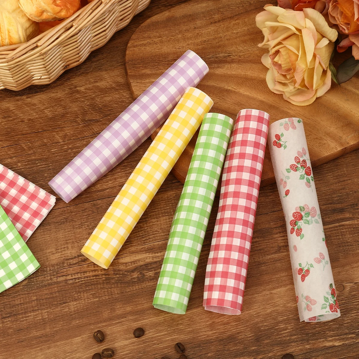 50 ชิ้น Oilproof กระดาษห่อสําห - Beeswax Wrap บทวิจารณ์และราคา