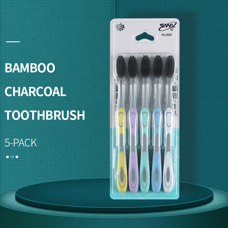 แปรงสีฟันแบบใช้มือ 5/10 ชิ้นพร - Bamboo Toothbrush บทวิจารณ์และราคา