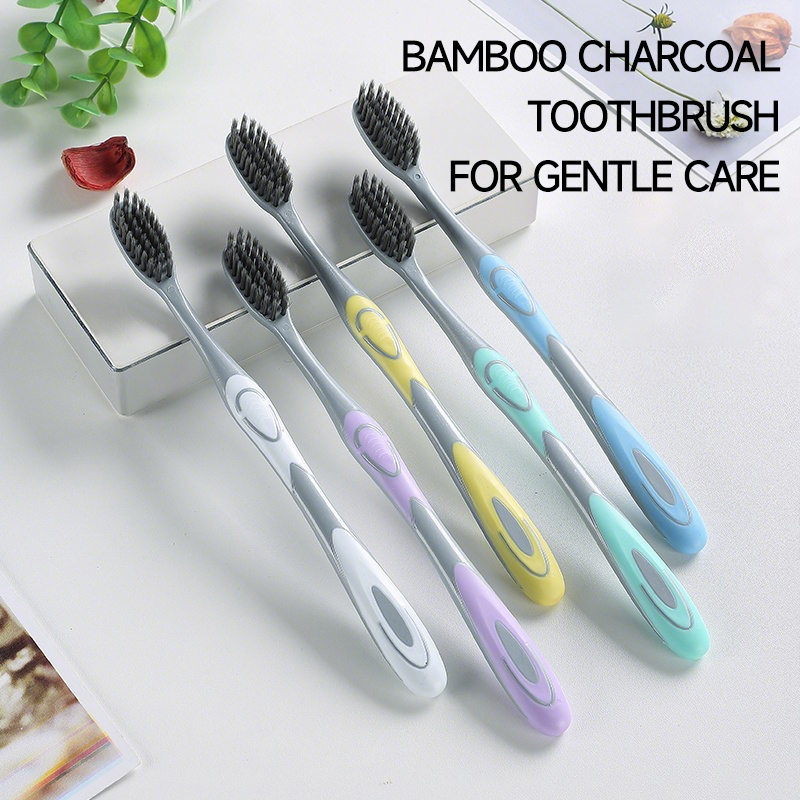 แปรงสีฟันแบบใช้มือ 5/10 ชิ้นพร - Bamboo Toothbrush บทวิจารณ์และราคา