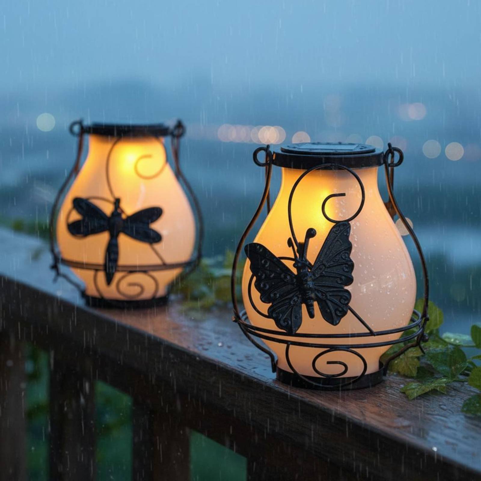 โคมไฟผีเสื้อพลังงานแสงอาทิตย์  - Solar Garden Light บทวิจารณ์และราคา
