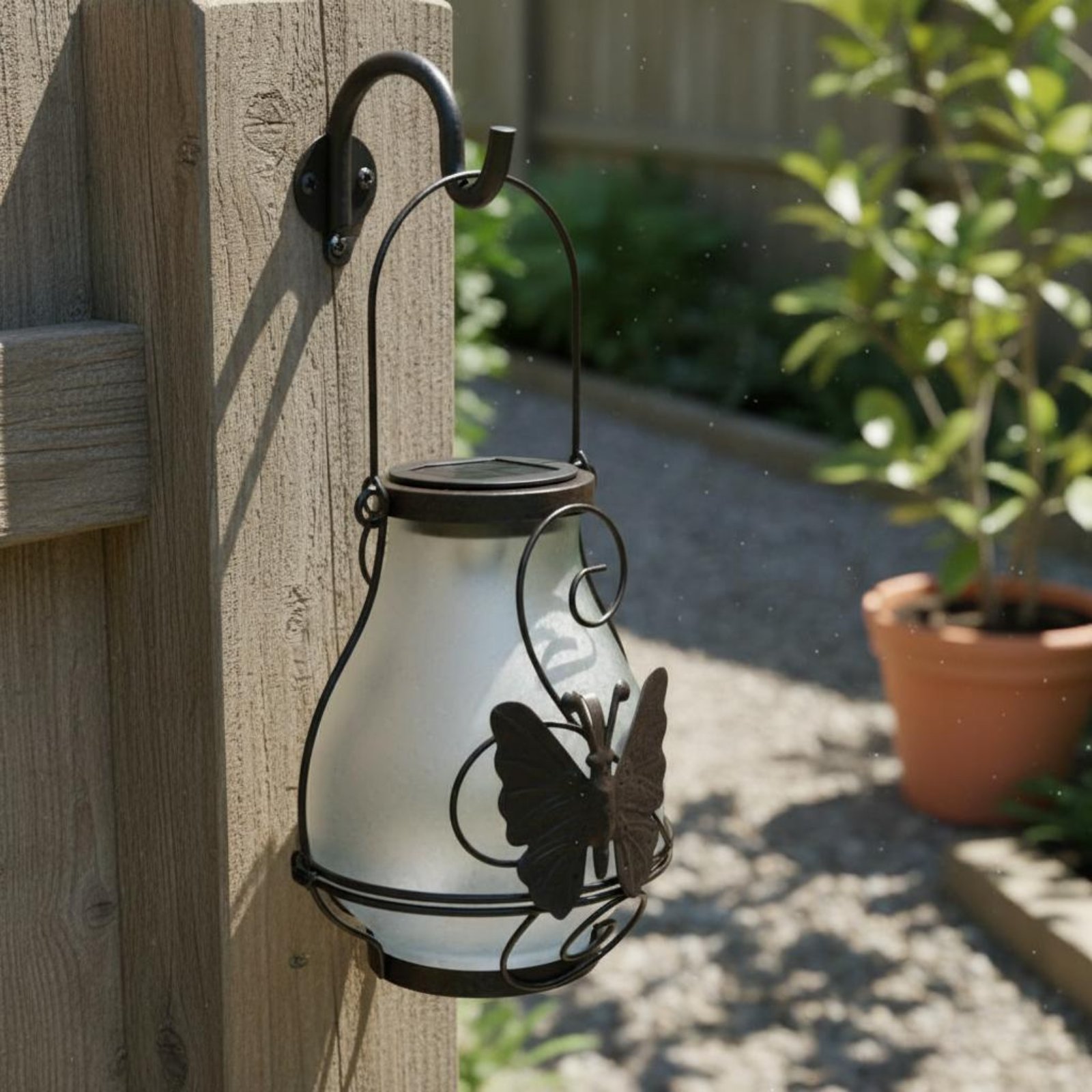 โคมไฟผีเสื้อพลังงานแสงอาทิตย์  - Solar Garden Light บทวิจารณ์และราคา