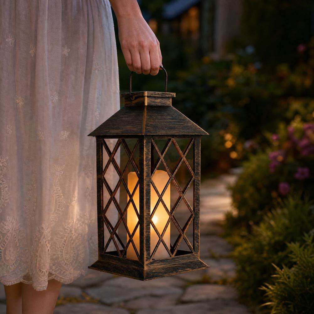 โคมไฟพลังงานแสงอาทิตย์แบบย้อนย - Solar Garden Light บทวิจารณ์และราคา