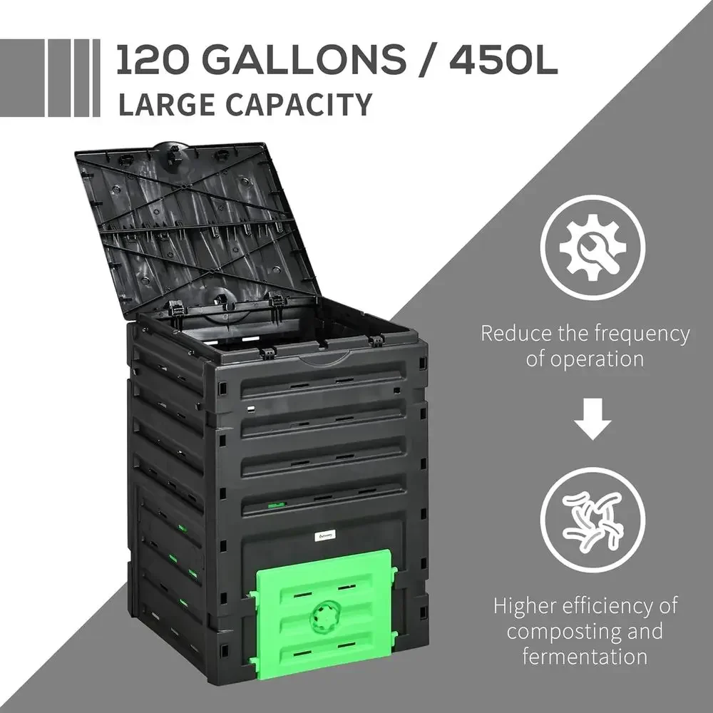 ถังหมักปุ๋ยสำหรับสวนขนาดใหญ่ ค - Compost Bin บทวิจารณ์และราคา
