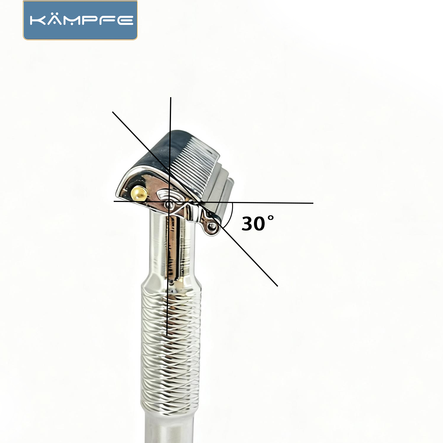มีดโกนหนวดแบบแมนนวล KAMPFE สแต - Safety Razor Handle บทวิจารณ์และราคา