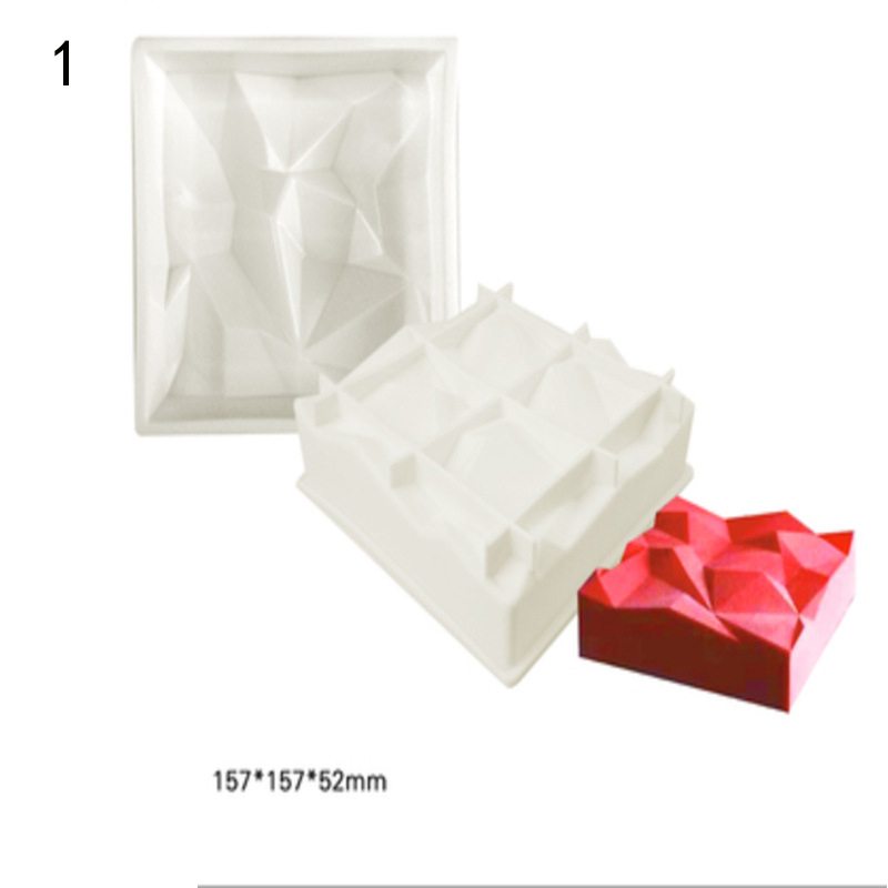 ซิลิโคนMousseเค้กแม่พิมพ์เพชรP - Eco Soap บทวิจารณ์และราคา