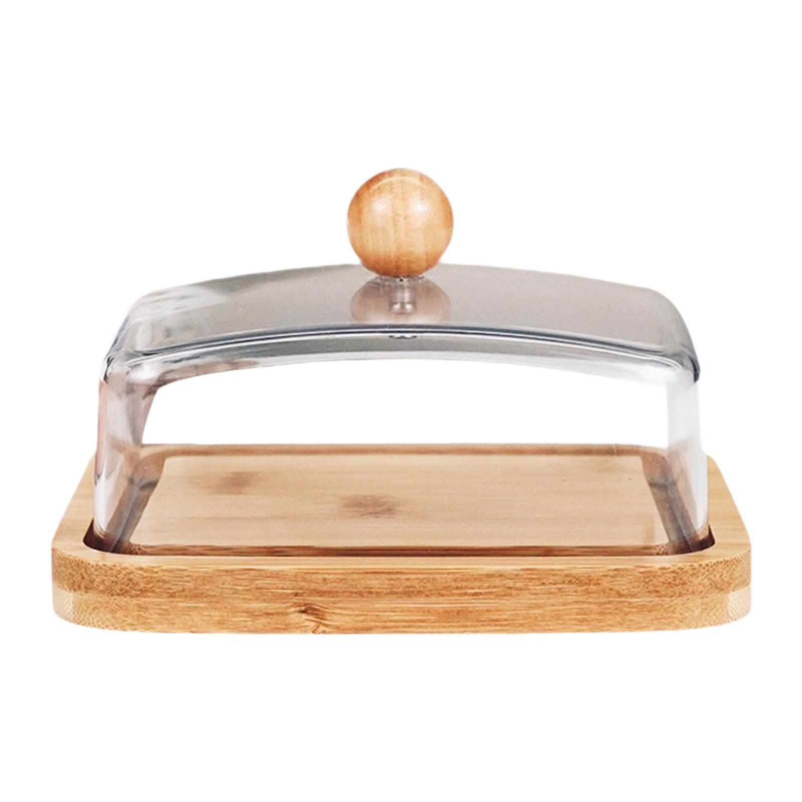 จานเนยไม้ไผ่พร้อมฝาปิดที่ใส่เน - Bamboo Cutlery บทวิจารณ์และราคา