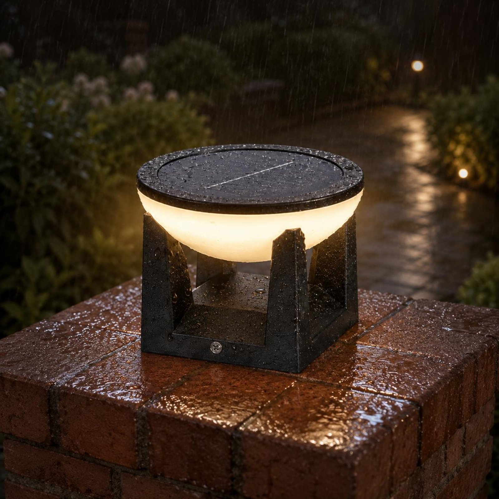 ไฟเสาโซลาร์เซลล์ ติดตั้งง่าย ไ - Solar Garden Light บทวิจารณ์และราคา