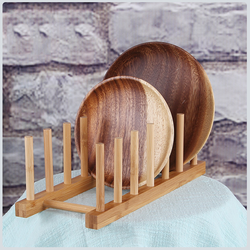 ห้องครัวDrainer Rackจานหม้อฝาป - Bamboo Cutlery บทวิจารณ์และราคา