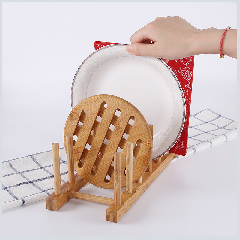 ห้องครัวDrainer Rackจานหม้อฝาป - Bamboo Cutlery บทวิจารณ์และราคา