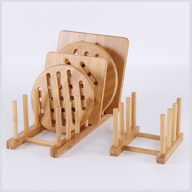 ห้องครัวDrainer Rackจานหม้อฝาป - Bamboo Cutlery บทวิจารณ์และราคา