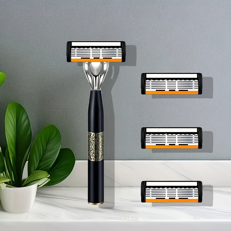 มีดโกนคลาสสิก 6 ชั้นมีดโกนสําห - Safety Razor Handle บทวิจารณ์และราคา