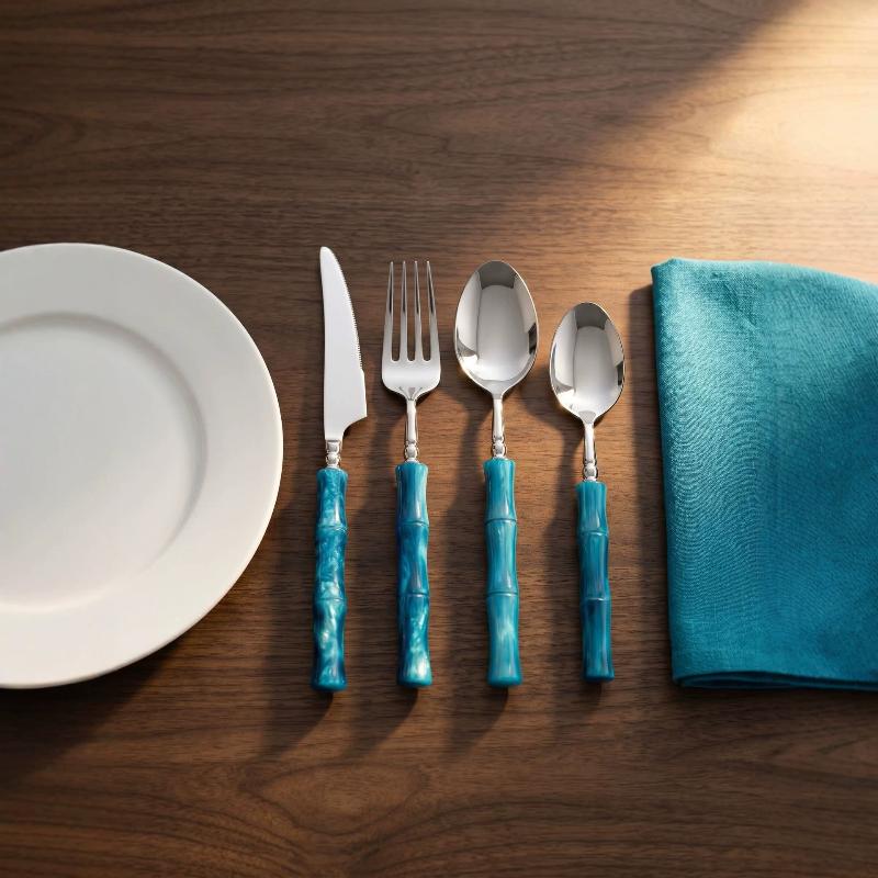 ชุดช้อนส้อมสแตนเลส 304 พร้อมด้ - Bamboo Cutlery บทวิจารณ์และราคา