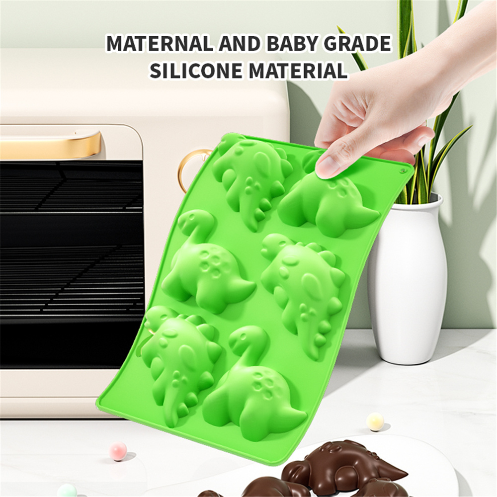 ไดโนเสาร์ซิลิโคนแม่พิมพ์เค้กช็ - Eco Soap บทวิจารณ์และราคา