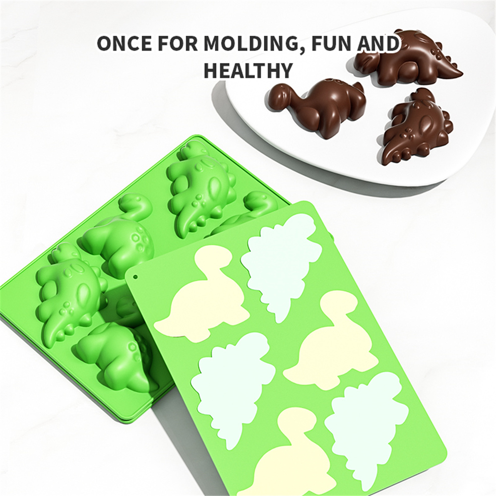 ไดโนเสาร์ซิลิโคนแม่พิมพ์เค้กช็ - Eco Soap บทวิจารณ์และราคา