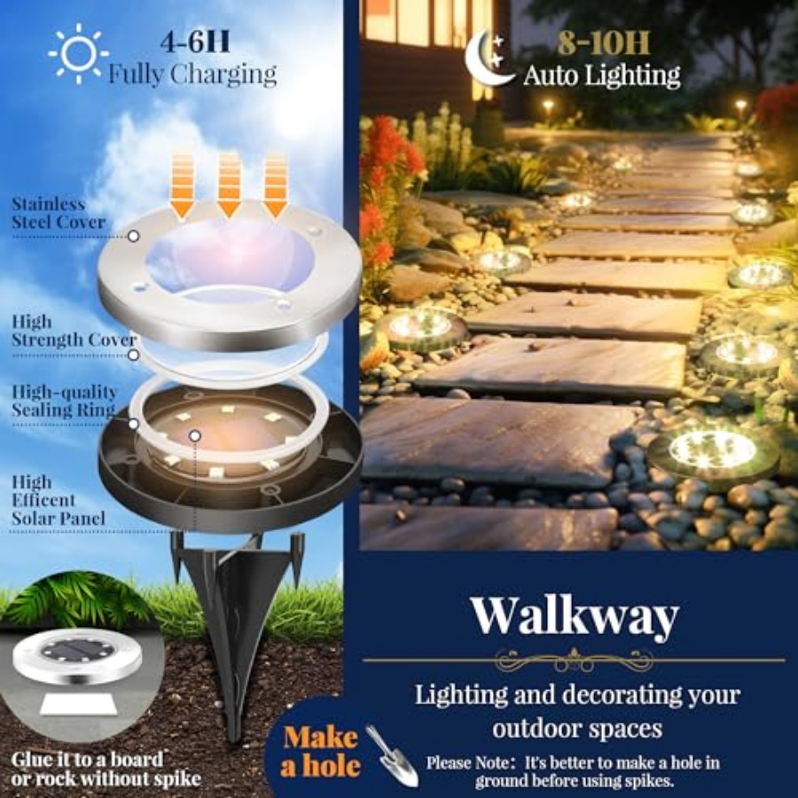 ไฟพื้นพลังงานแสงอาทิตย์ ไฟโซลา - Solar Garden Light บทวิจารณ์และราคา