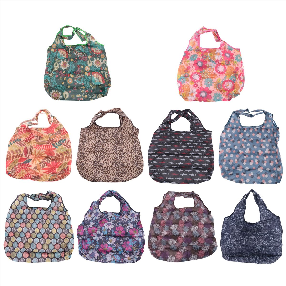 ถุงช้อปปิ้ง ABQR แบบพับได้ ใช้ - Reusable Bag บทวิจารณ์และราคา
