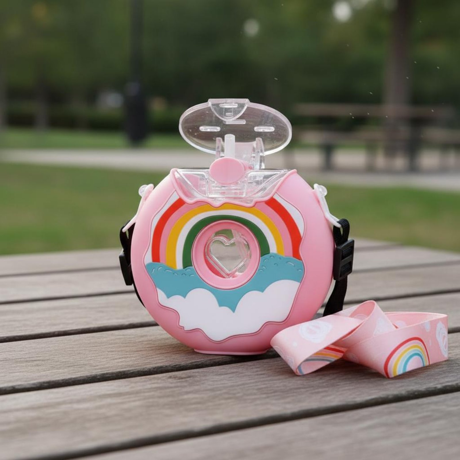 ขวดน้ำโดนัท ขวดน้ำทรงโดนัทป้อง - Reusable Bottle บทวิจารณ์และราคา