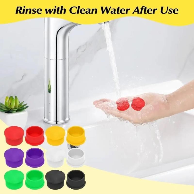 8 ชิ้น ฝาซิลิโคนสำหรับขวดแก้ว  - Reusable Bottle บทวิจารณ์และราคา